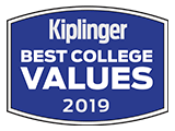 基普林格最佳学院值2019标识